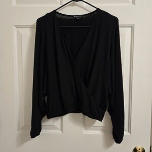 Beyond Yoga Wrapped Pullover In Black Size Small